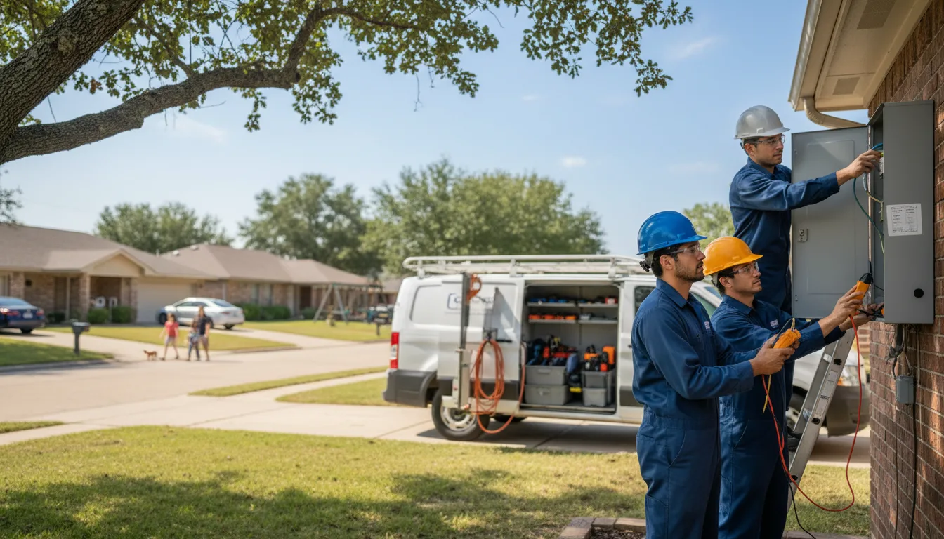 Certified electrician providing emergency electrical services in Thorsby, AL